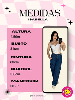 Cargo Pespontada - PRETA - comprar online