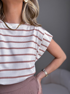Blusa Bia Listrada na internet