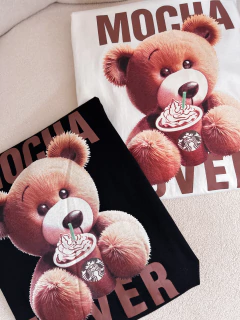 T-Shirt Mocha Lover na internet