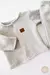 Conjunto matelasse gris