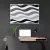 Quadro Decorativo Ondas Preto Branca e Cinza na internet