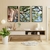 Trio de Quadros Decorativos Árvore com Galhos em Destaque - Moldura Maringá - Quadros Decorativos
