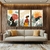 Trio de Quadros Decorativos Mulheres Essência Livre Autoral - comprar online