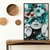 Quadro Decorativo Mulher Encanto Floral Autoral - loja online