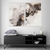 Dupla de Quadros Abstrato Marmorizado Claro - Moldura Maringá - Quadros Decorativos