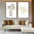 Dupla de Quadros Decorativos Glória a Deus - Moldura Maringá - Quadros Decorativos