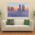 Quadro Decorativo Prédios Neblina - Moldura Maringá - Quadros Decorativos
