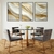 Trio de Quadros Decorativos Ondas de Seda Autoral - loja online