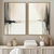 Dupla de Quadros Elegância Minimalista com Texturas Escuras Autoral - Moldura Maringá - Quadros Decorativos