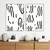 Dupla de Quadros Decorativos Ritmo Visual em Curvas Negras Autoral - Moldura Maringá - Quadros Decorativos
