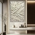 Quadro Decorativo Tramas Contemporâneas em Tons Neutros Autoral - Moldura Maringá - Quadros Decorativos