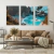 Trio de Quadros Decorativos Praia Mar e Rochas na internet
