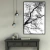 Quadro Decorativo Árvore Preto e Branco