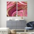 Dupla de Quadros Abstrato Pink And Gold