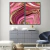 Dupla de Quadros Abstrato Pink And Gold - Moldura Maringá - Quadros Decorativos