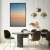 Quadro Decorativo Mar Abstrato Degradê de Cores