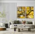Dupla de Quadros Decorativos Árvore Folhas Amarelas - comprar online