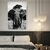 Quadro Decorativo Elefante em Contraste P&B na internet