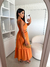 VESTIDO SIANINHA TRICOLINE(Laranja) na internet