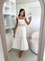 VESTIDO SIANINHA TRICOLINE(Off-White) na internet