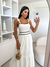 VESTIDO SIANINHA TRICOLINE(Off-White)