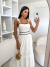 VESTIDO SIANINHA TRICOLINE(Off-White)