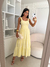 VESTIDO TRICOLINE LISTRADO(Amarelo) - MMM ATACADO