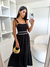 VESTIDO SIANINHA TRICOLINE(Preto)