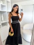VESTIDO SIANINHA TRICOLINE(Preto)