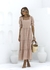 VESTIDO LAISE LISO(Nude) - MMM ATACADO