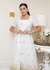 VESTIDO LAISE CRIS(Branco) - MMM ATACADO