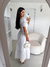 VESTIDO LAISE LISO(Branco) - MMM ATACADO