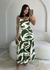 VESTIDO MIDI VISCOLINHO(Verde Musgo) - comprar online