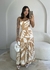 VESTIDO MIDI VISCOLINHO(Bege) - comprar online