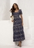 VESTIDO LAISE BICOLOR(Azul Jeans) - comprar online