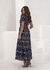 VESTIDO LAISE BICOLOR(Azul Jeans) na internet