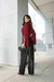 Calça de Couro Reta - REF 3578 - Prioritat - Moda Feminina