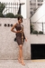 Vestido Strip Tricolor - REF 3518 - comprar online