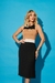 Vestido Tricolor Cavado - REF 3118