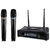 MICROFONO INALAMBRICO SKP PRO UHF-300D DOBLE