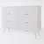 COMODA ESCANDINAVA BLANCA 127
