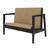 SILLON ESCANDINAVO 2 CUERPOS WENGUE - comprar online