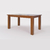 MESA RECTANGULAR CORPUS 150X90 CASTAÑO - comprar online