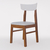 SILLA MEDITERRANEO CURVA TAPIZADO CASTAÑO