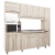 KIT DE COCINA 216 X 194 ABEDUL SIN BACHA 326