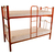 CAMA ROMA SUPERPUESTA ROJA - comprar online