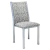 SILLA TIREA TAPIZADO JACKUARD 3 CAÑO NEGRO 13005401 - comprar online