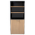 BIBLIOTECA PUERTAS BAJAS HAYA/NEGRO - comprar online