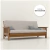 FUTON CONFORT ROBLE SIN COLCHON