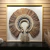 Quadro Artesanal Cocar Azul Sem Vidro 100x100cm - comprar online